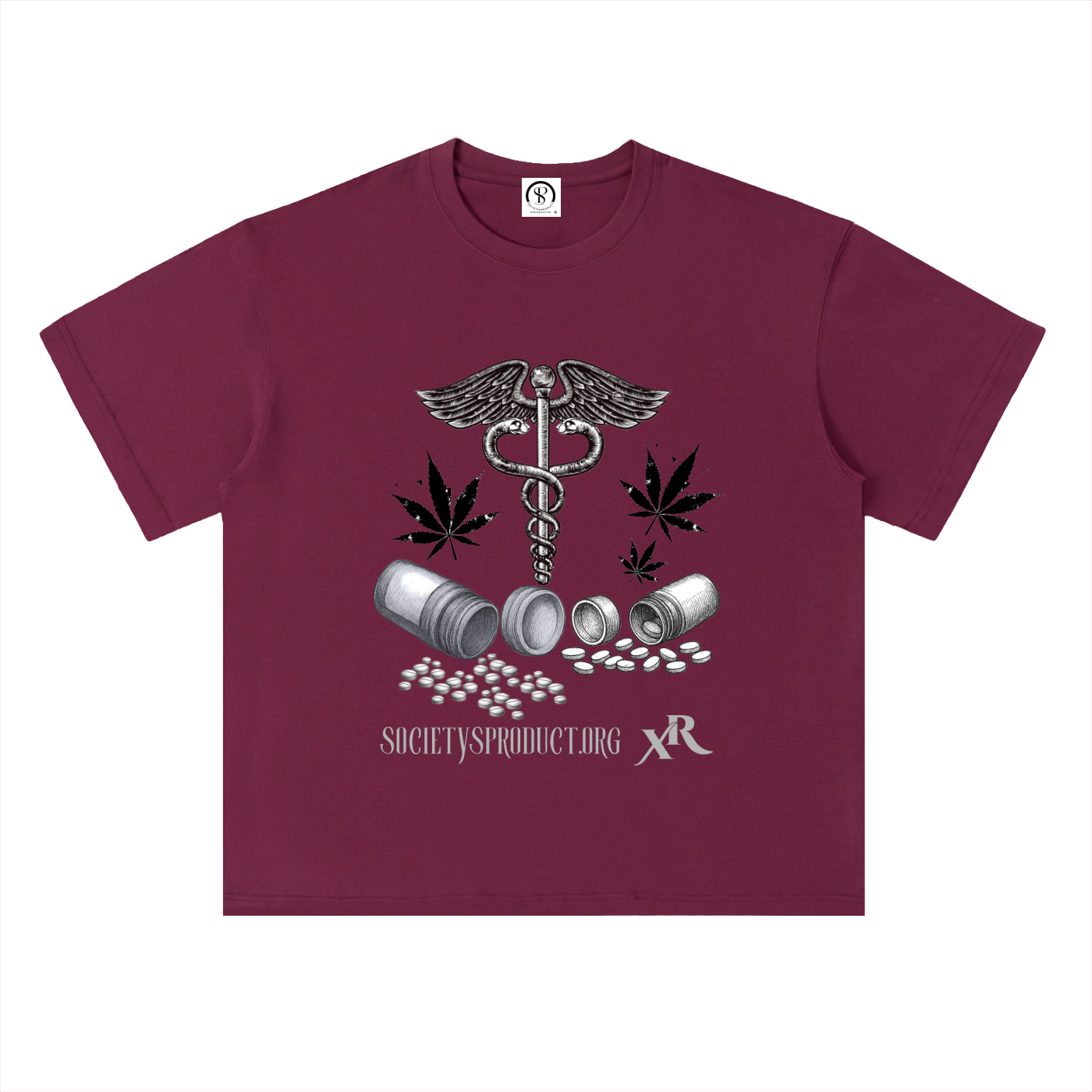 XR - Heavyweight Drop Shoulder Cotton T-Shirt