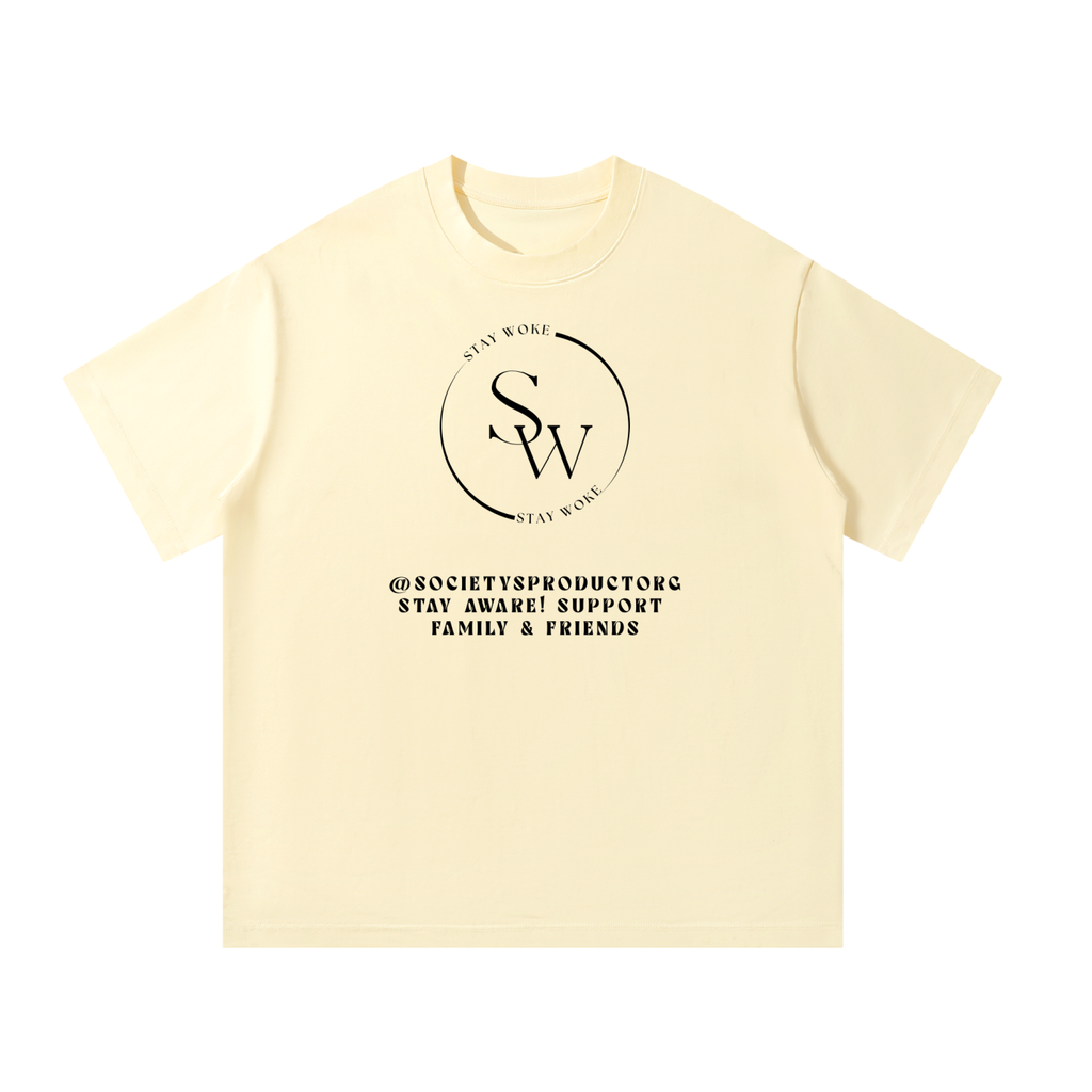 "STAY WOKE" Unisex Oversized T-Shirt