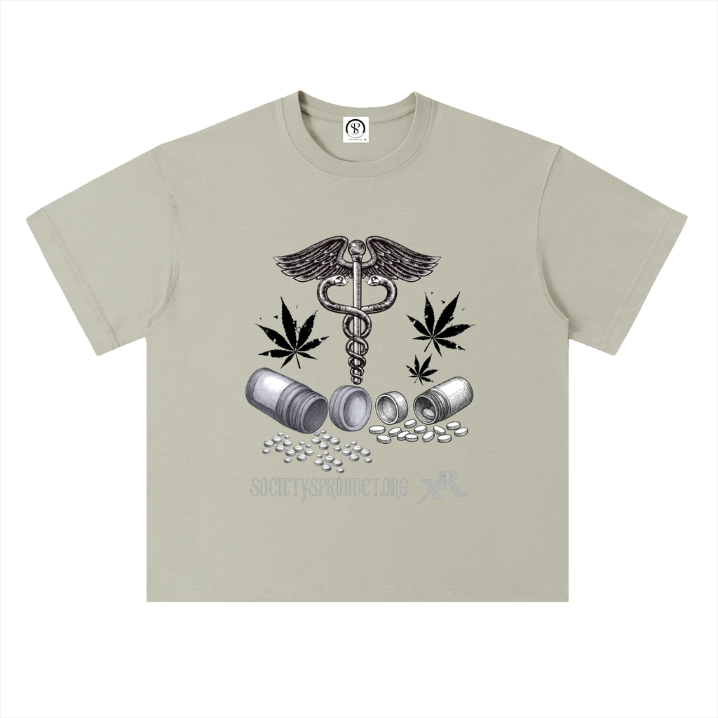 XR - Heavyweight Drop Shoulder Cotton T-Shirt
