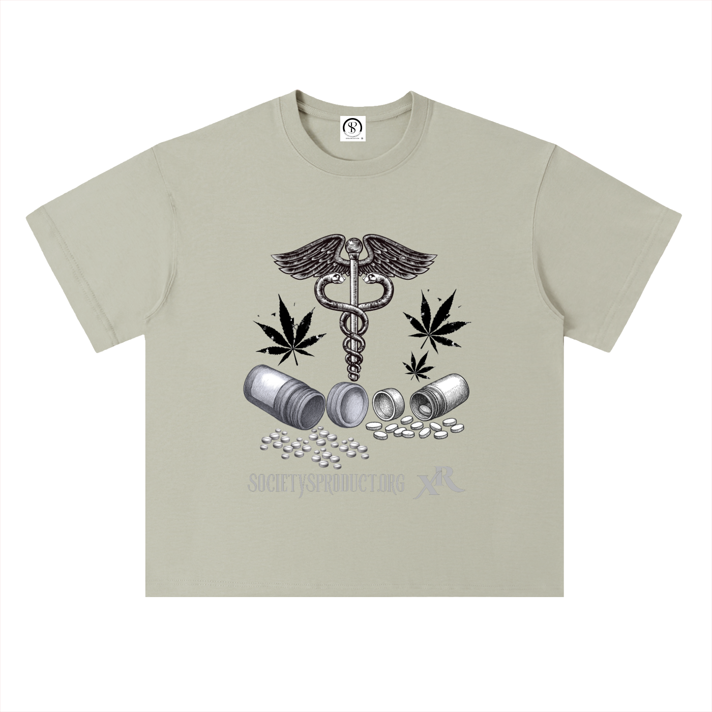 XR - Heavyweight Drop Shoulder Cotton T-Shirt