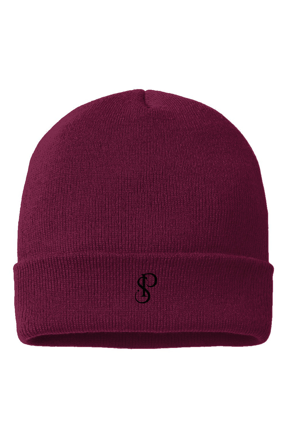 Society’s Product cuffed beanie maroon