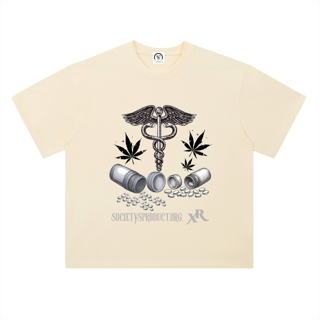 XR - Heavyweight Drop Shoulder Cotton T-Shirt