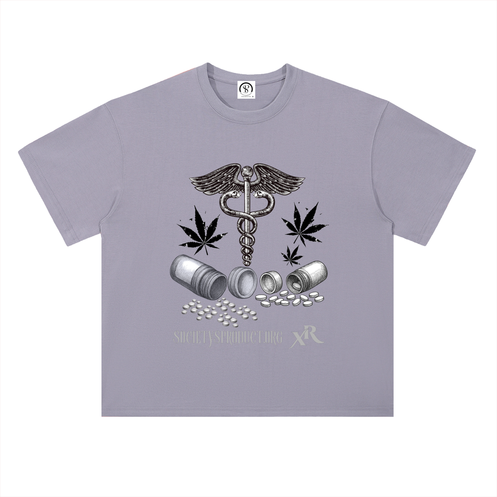 XR - Heavyweight Drop Shoulder Cotton T-Shirt