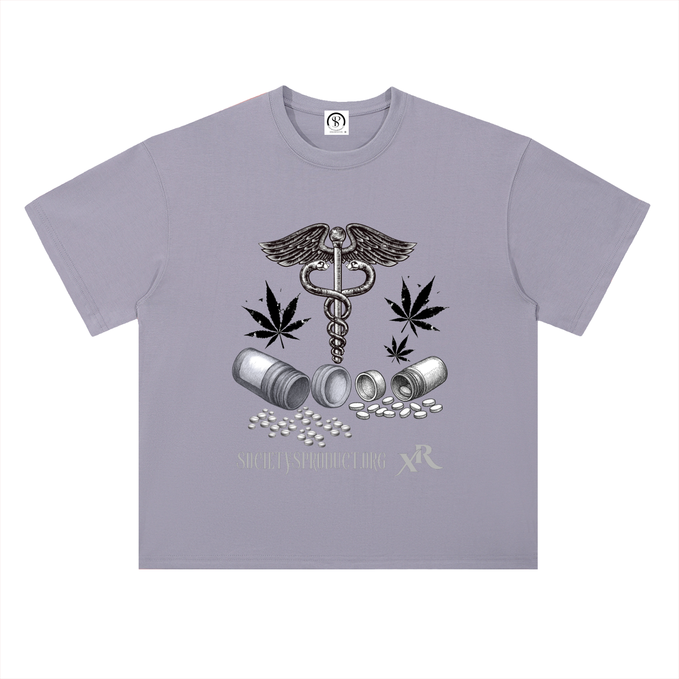 XR - Heavyweight Drop Shoulder Cotton T-Shirt