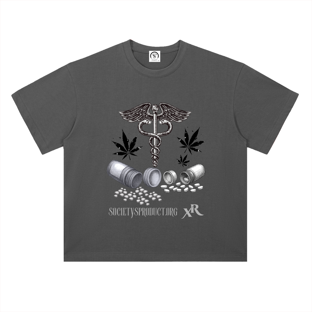 XR - Heavyweight Drop Shoulder Cotton T-Shirt