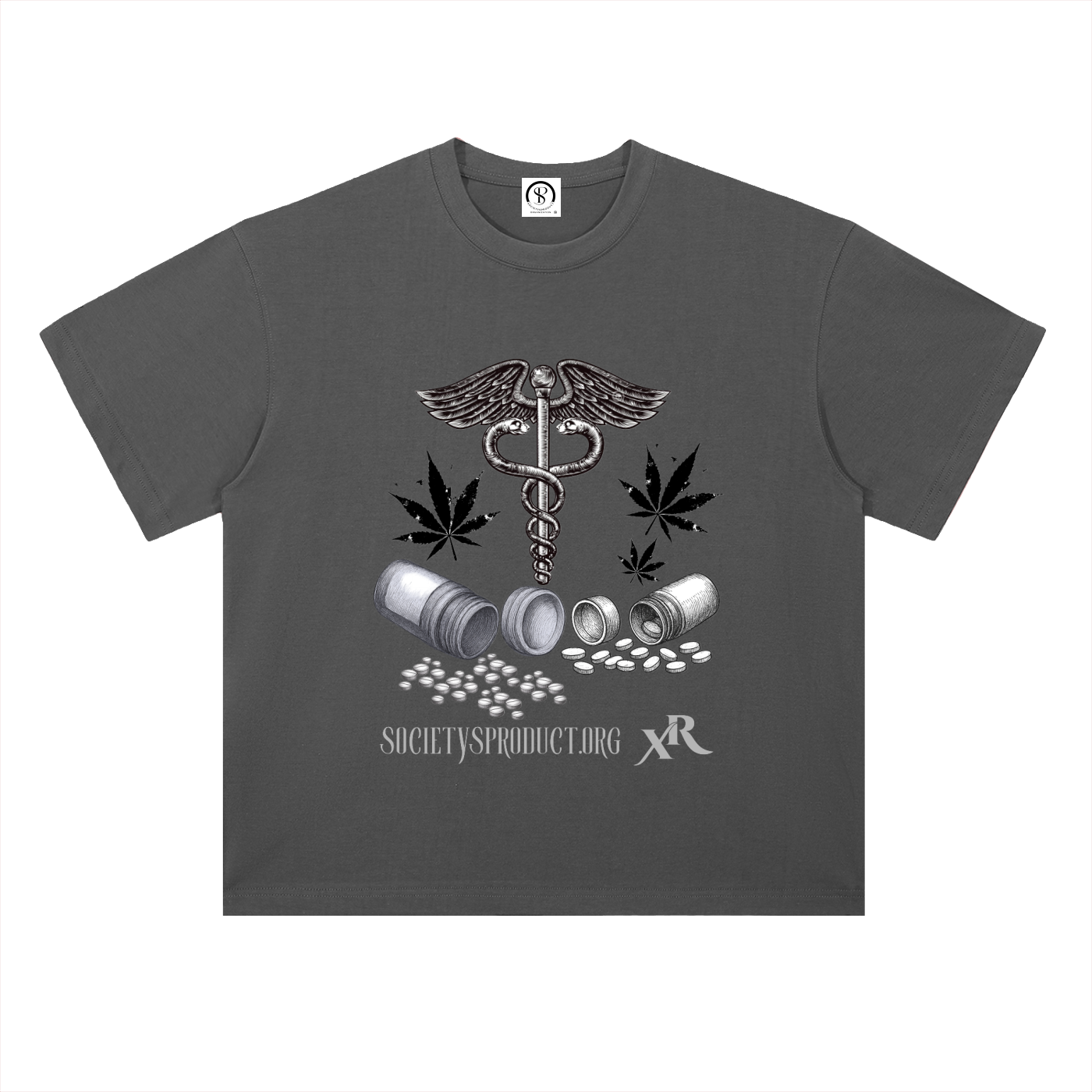 XR - Heavyweight Drop Shoulder Cotton T-Shirt