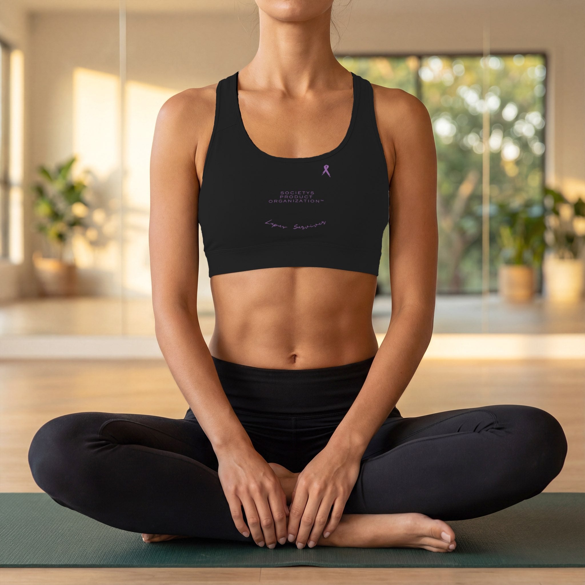 SPO Women's Active Bra Top Purple Label