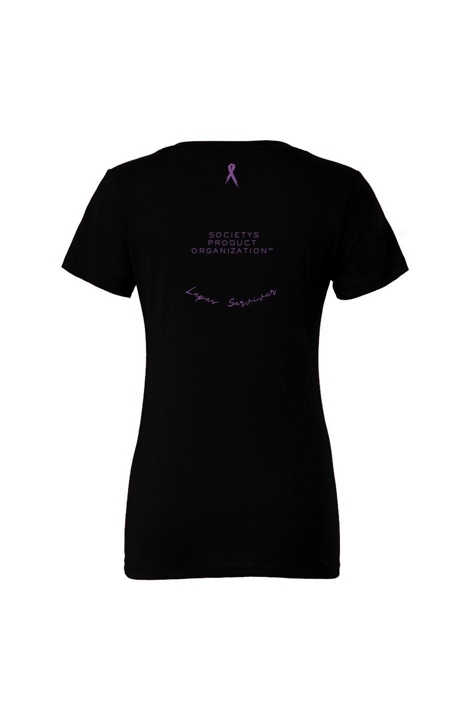 Women's Deep SPO V-Neck Purple Label