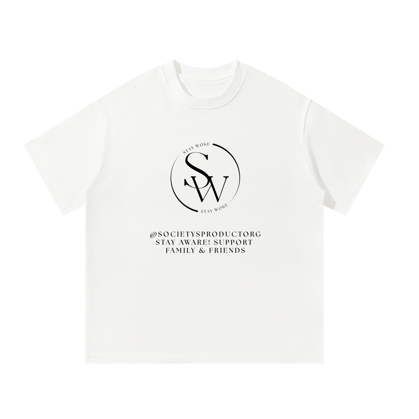 "STAY WOKE" Unisex Oversized T-Shirt