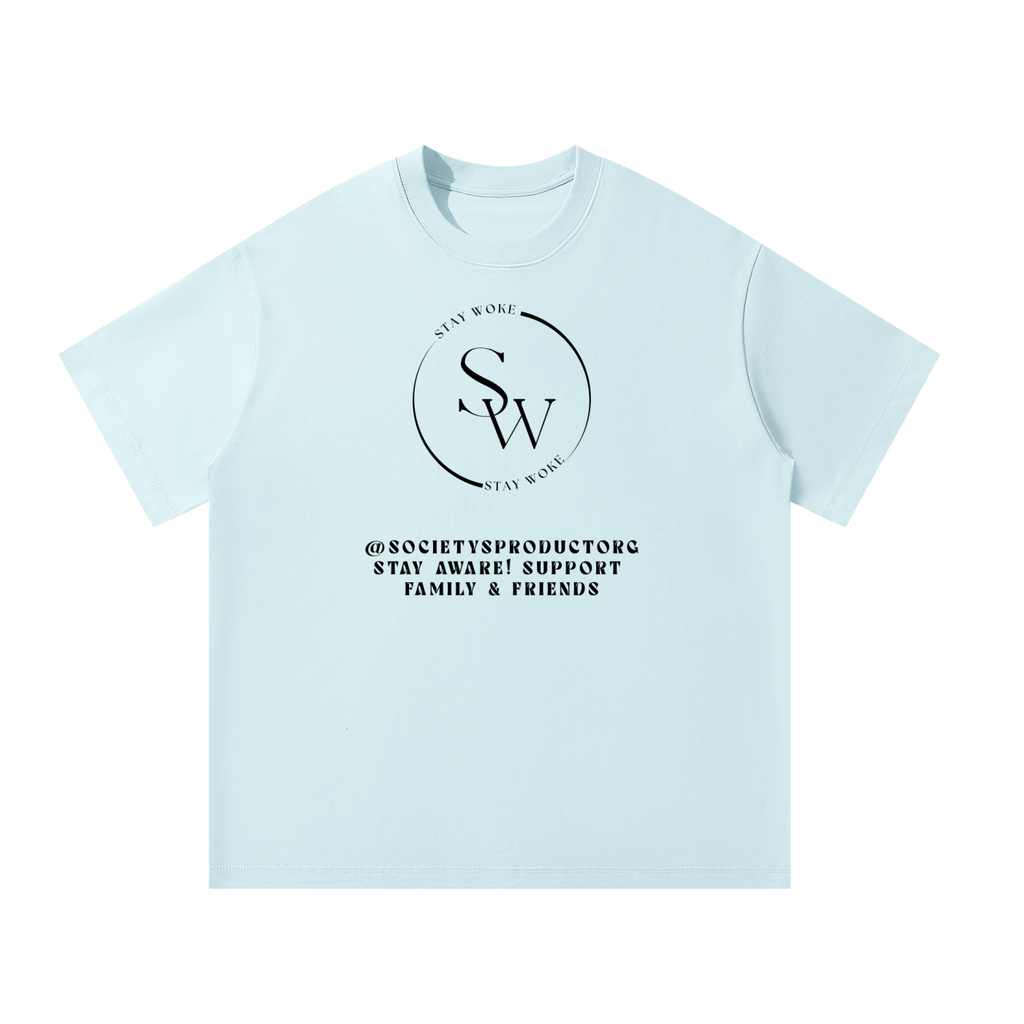 "STAY WOKE" Unisex Oversized T-Shirt