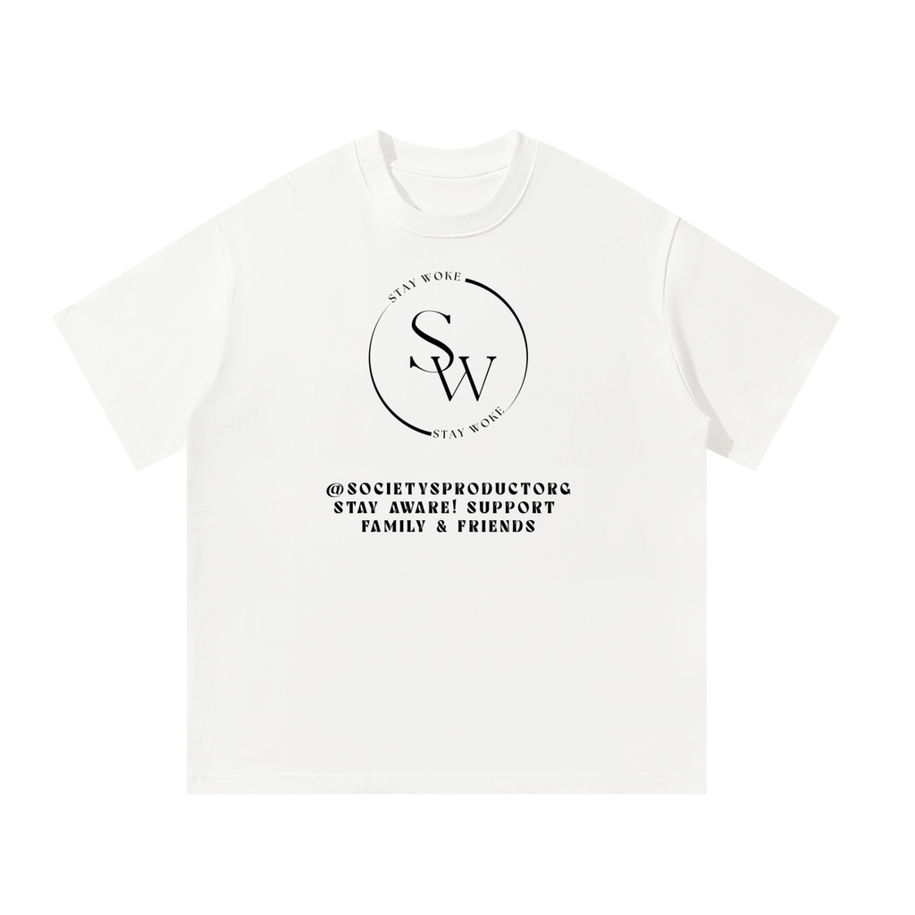 "STAY WOKE" Unisex Oversized T-Shirt