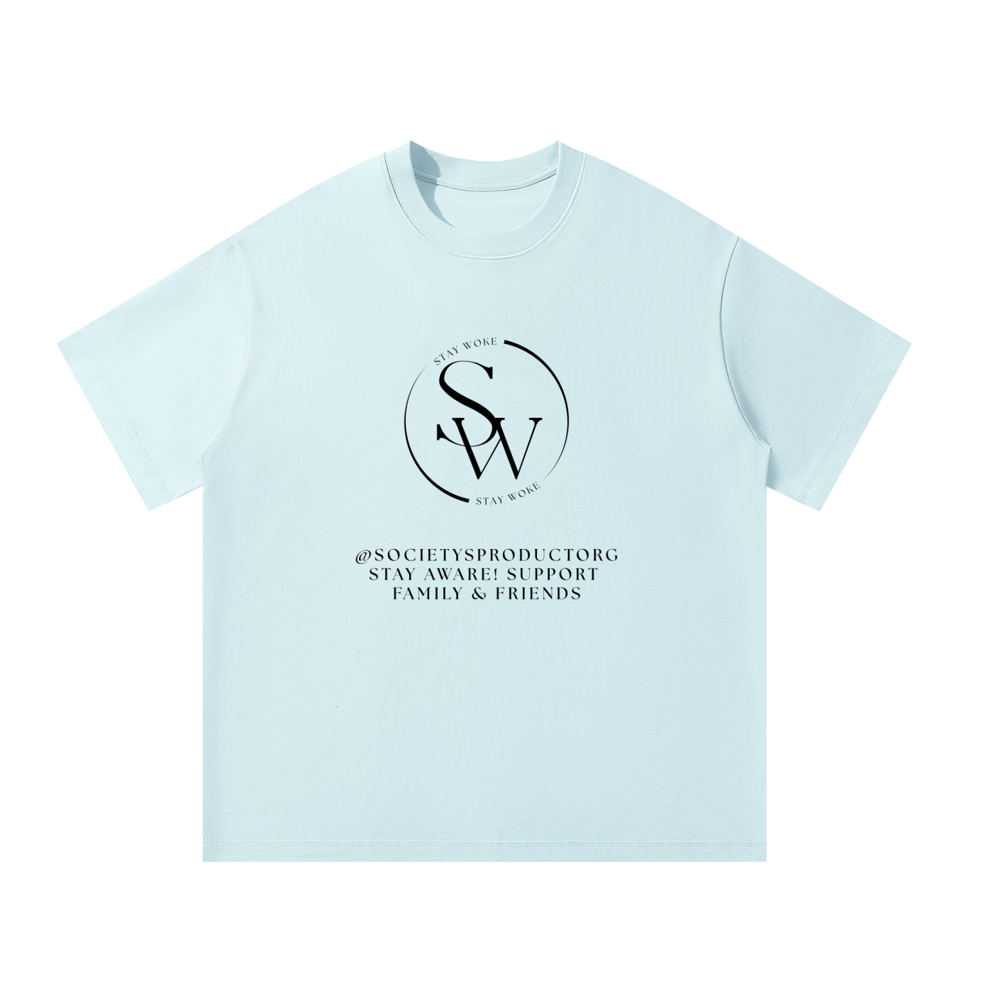 "STAY WOKE" Unisex Oversized T-Shirt