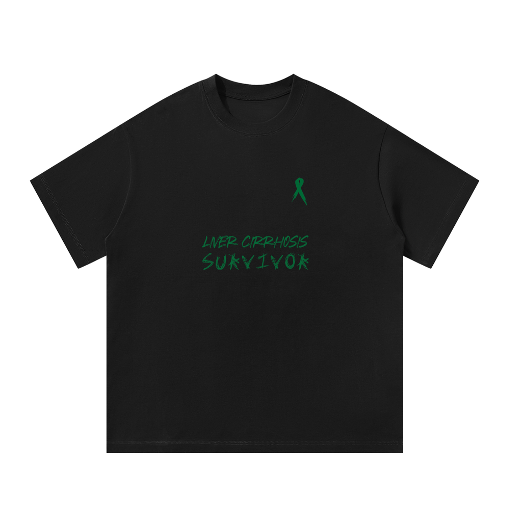 "LIVER CIRRHOSIS SURVIVOR" - Unisex Oversized T-Shirt