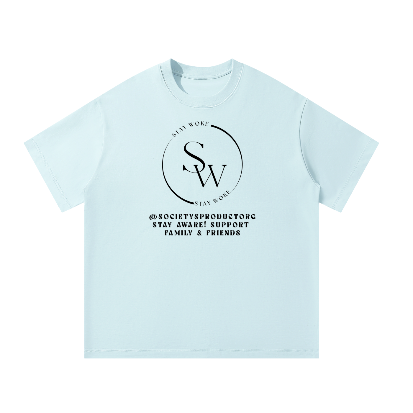 "STAY WOKE" Unisex Oversized T-Shirt
