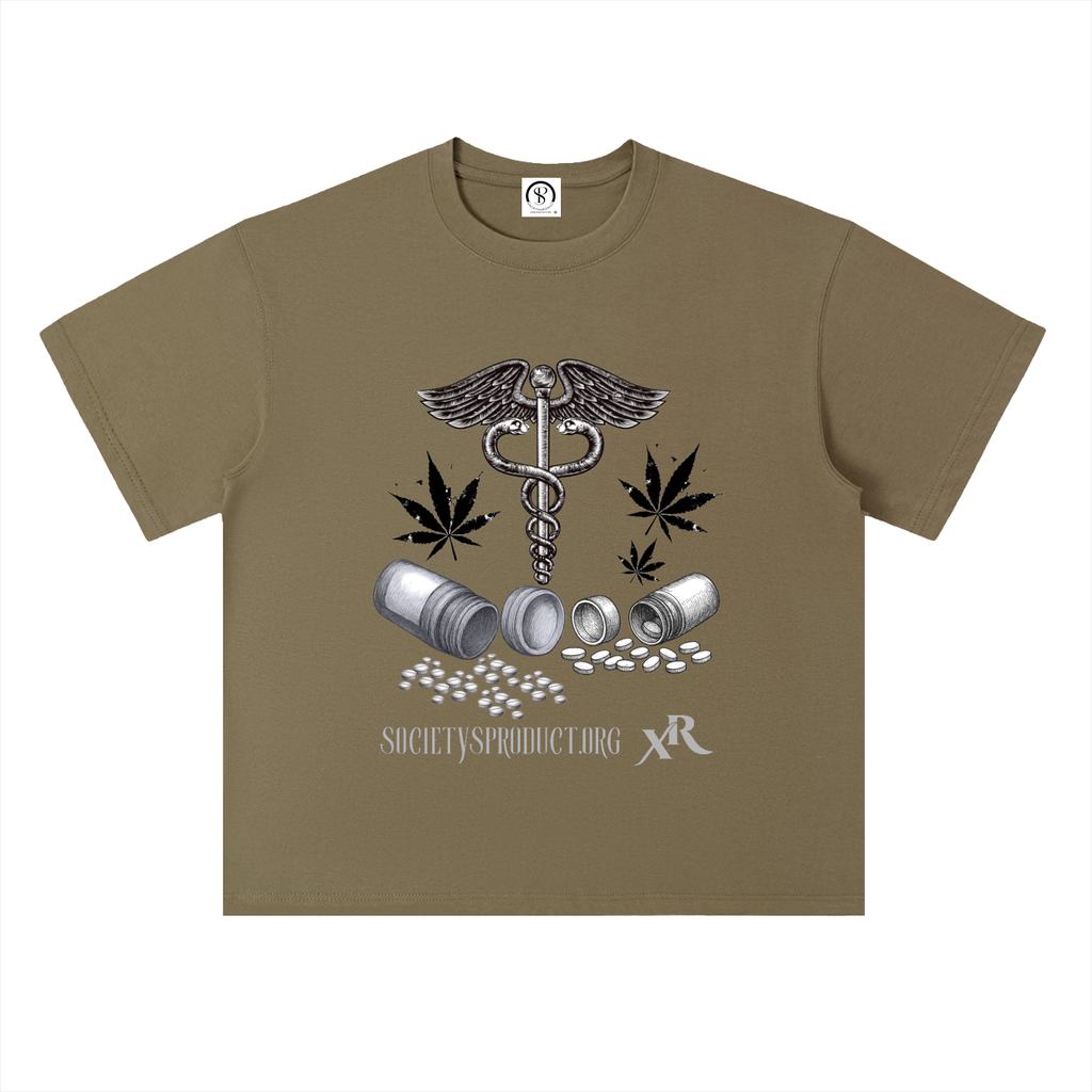 XR - Heavyweight Drop Shoulder Cotton T-Shirt