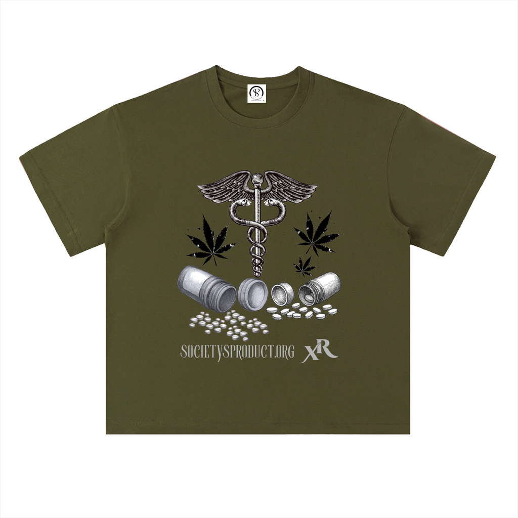XR - Heavyweight Drop Shoulder Cotton T-Shirt