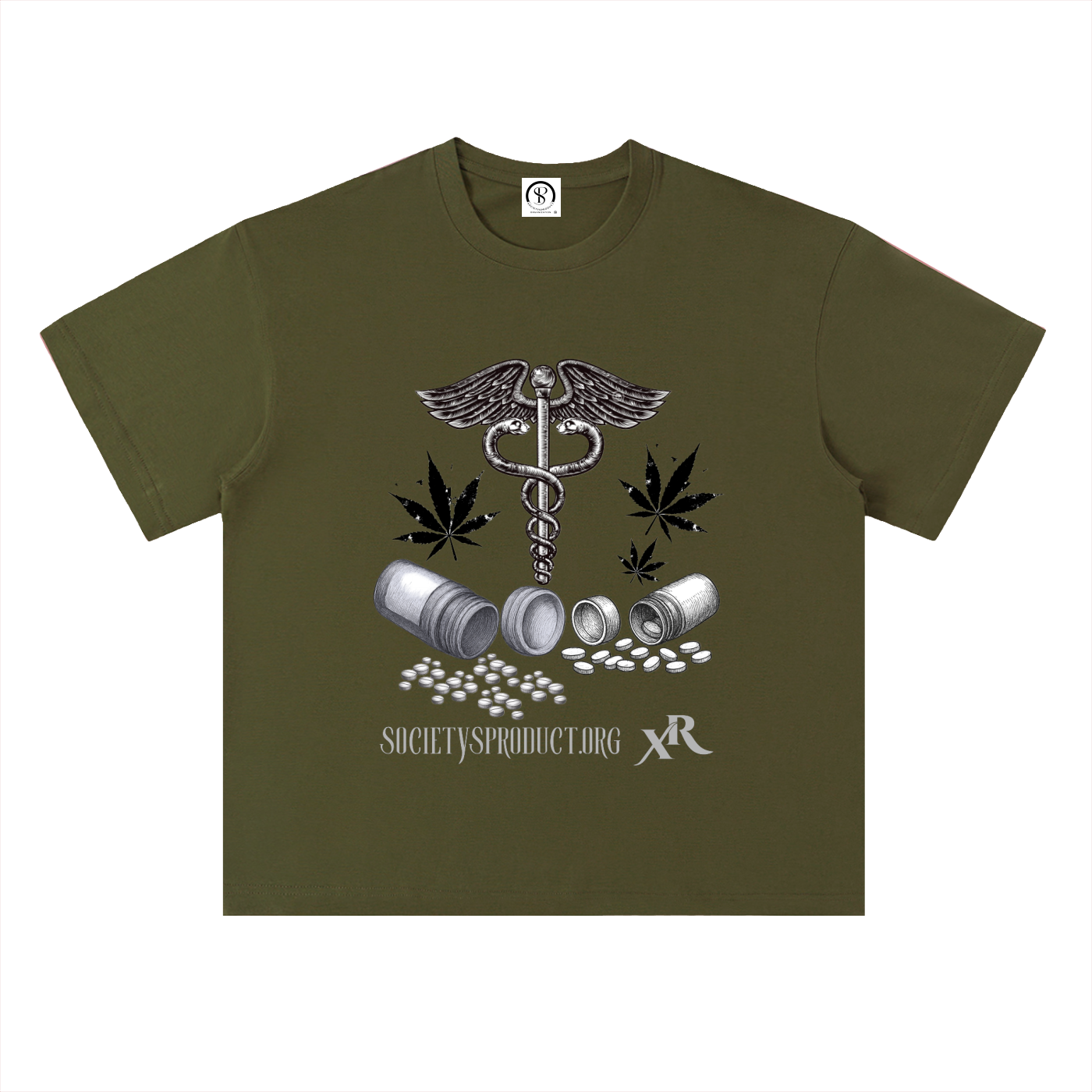 XR - Heavyweight Drop Shoulder Cotton T-Shirt