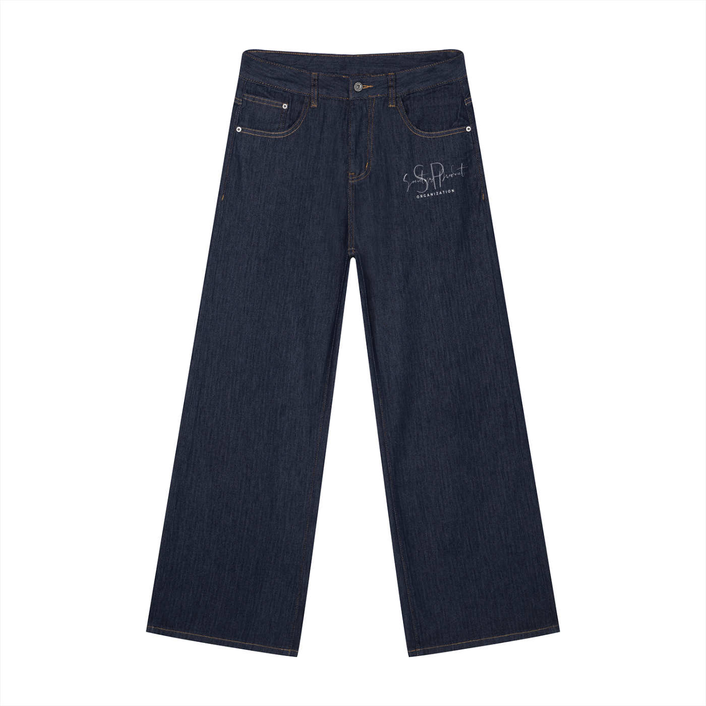 Men's Loose Fit Wide Leg Jeans
