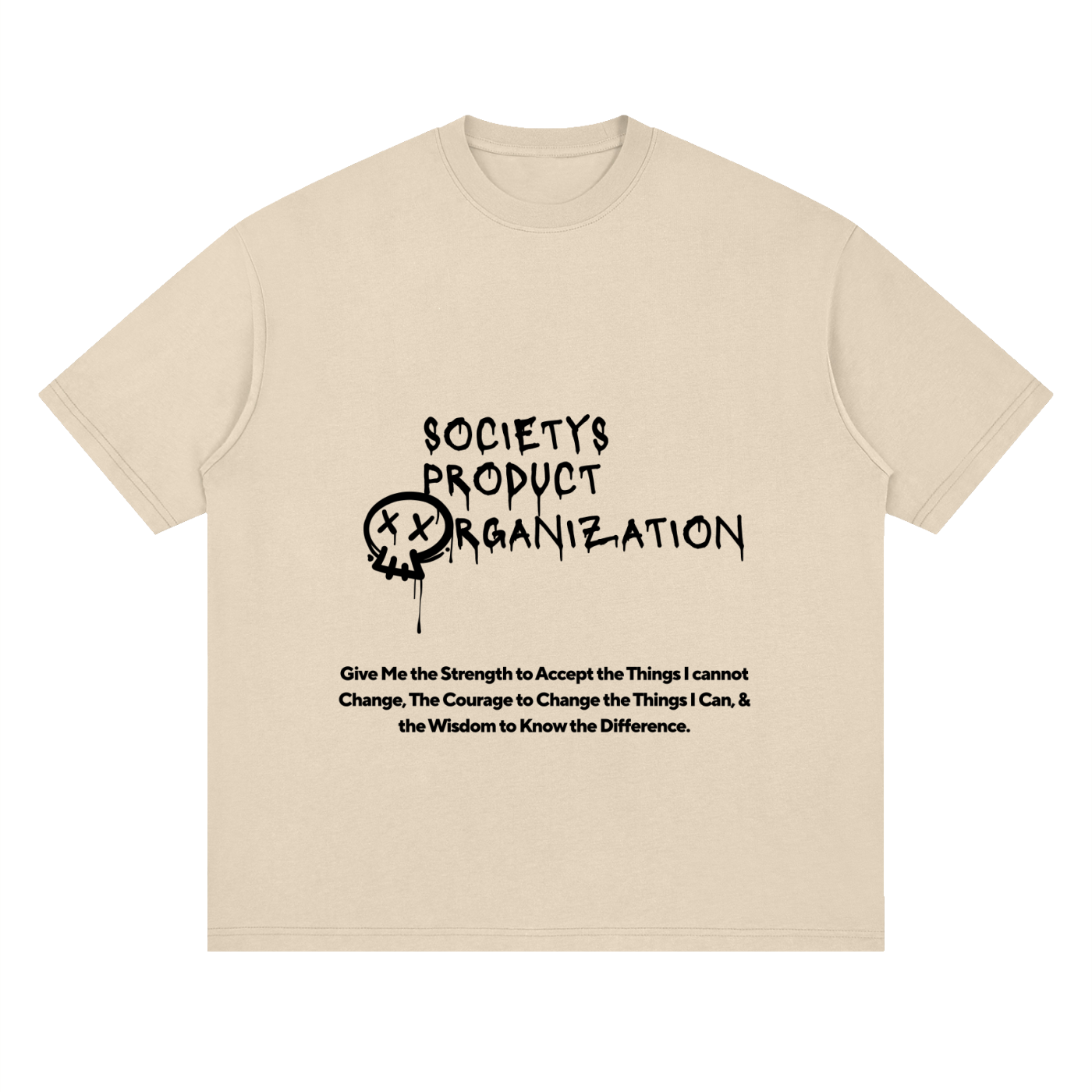 "Sobriety T" - Drop Shoulder