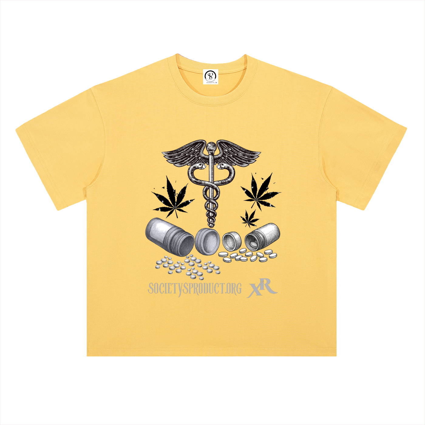 XR - Heavyweight Drop Shoulder Cotton T-Shirt