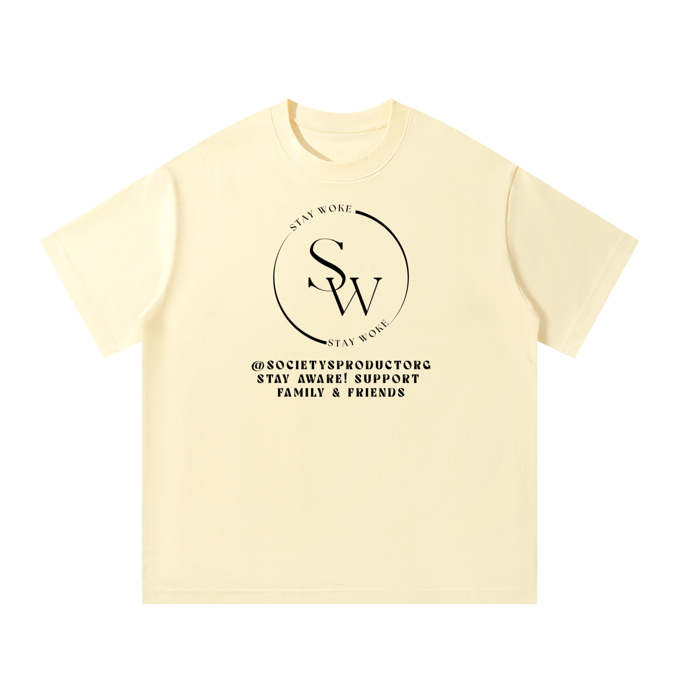 "STAY WOKE" Unisex Oversized T-Shirt