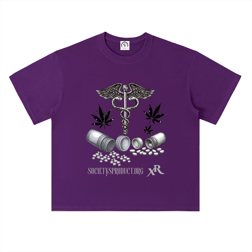 XR - Heavyweight Drop Shoulder Cotton T-Shirt