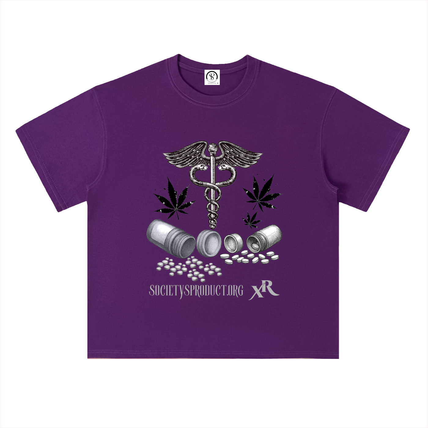 XR - Heavyweight Drop Shoulder Cotton T-Shirt