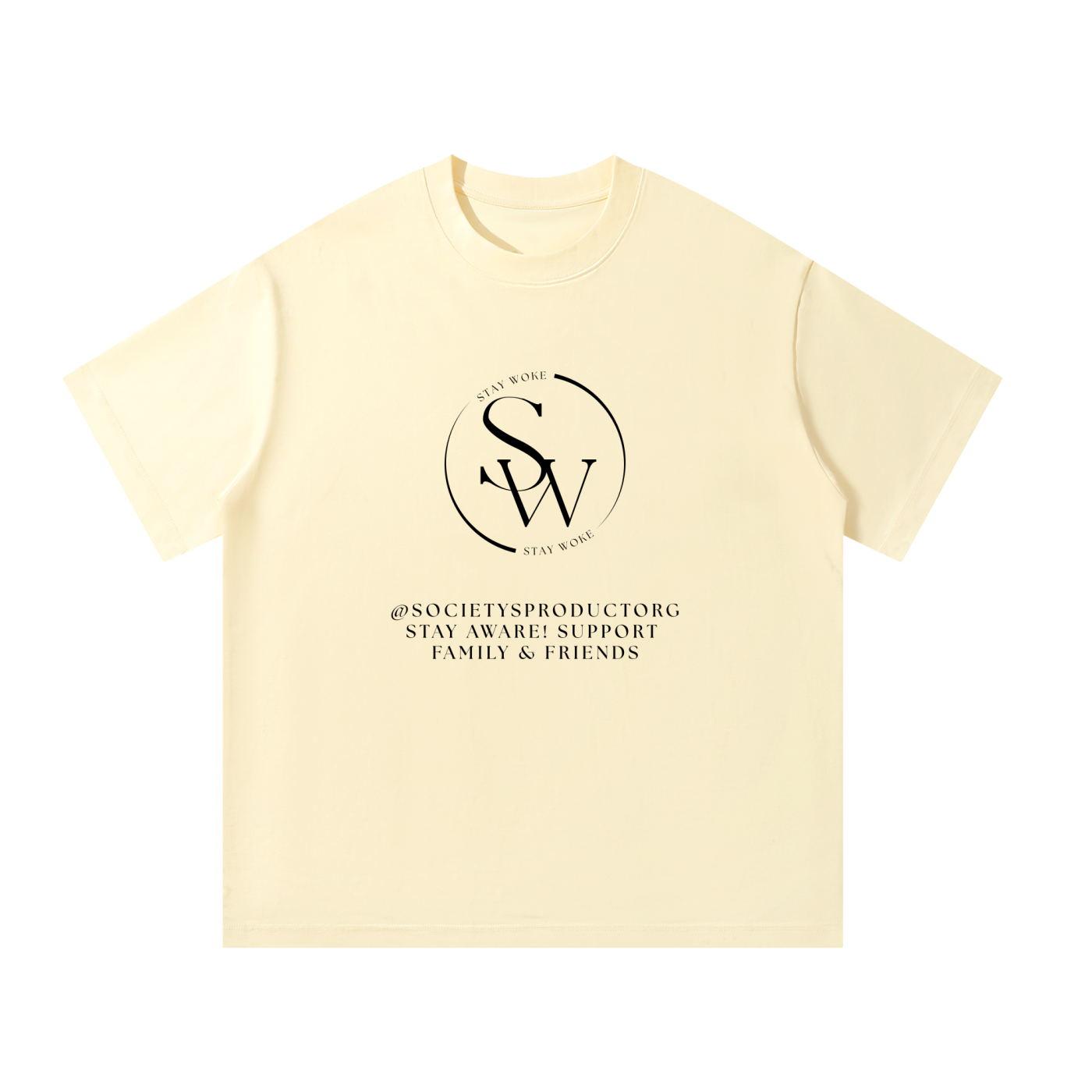 "STAY WOKE" Unisex Oversized T-Shirt
