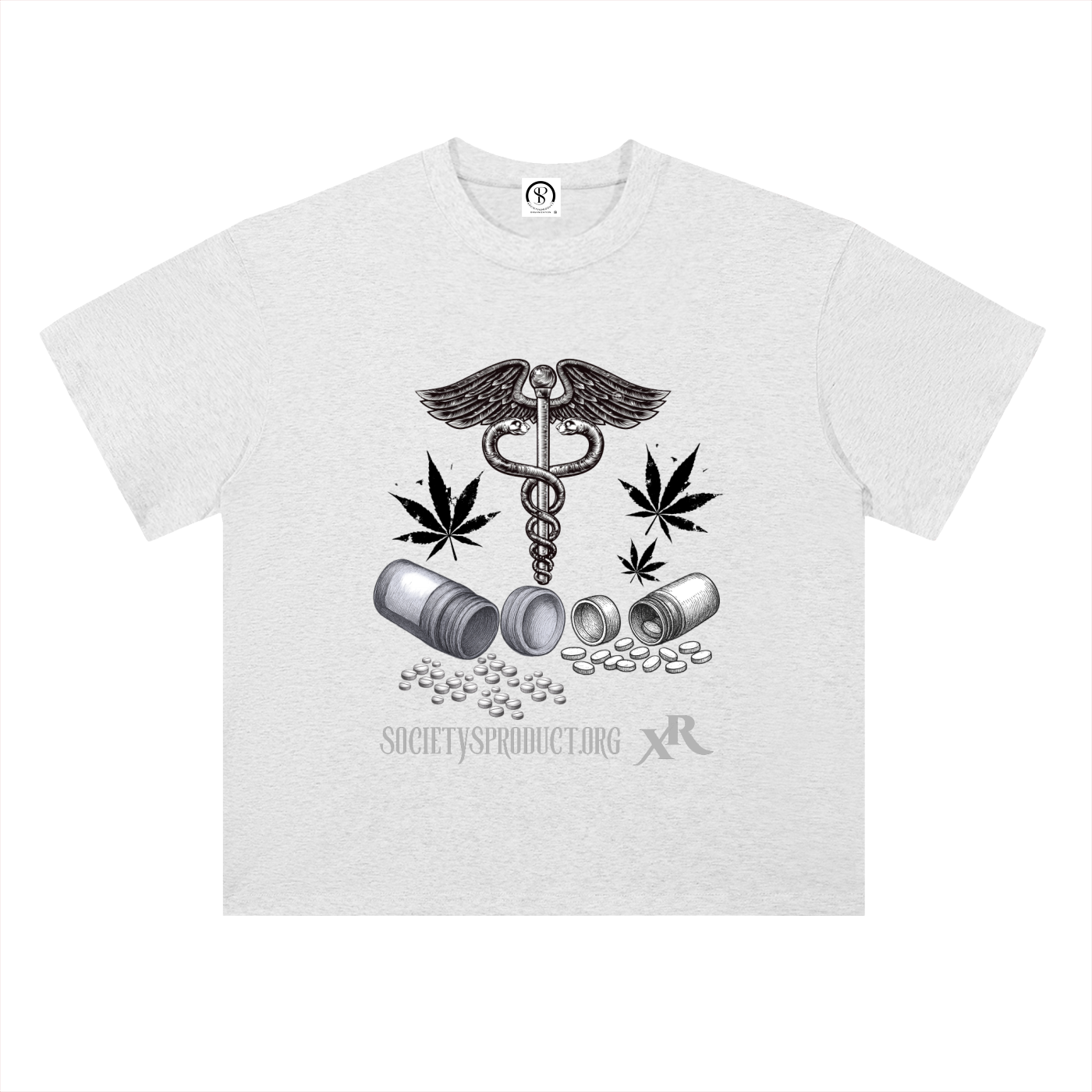 XR - Heavyweight Drop Shoulder Cotton T-Shirt